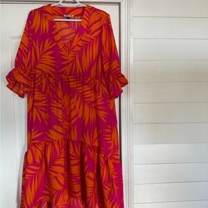 Fairhope boutique floral dress women’s medium